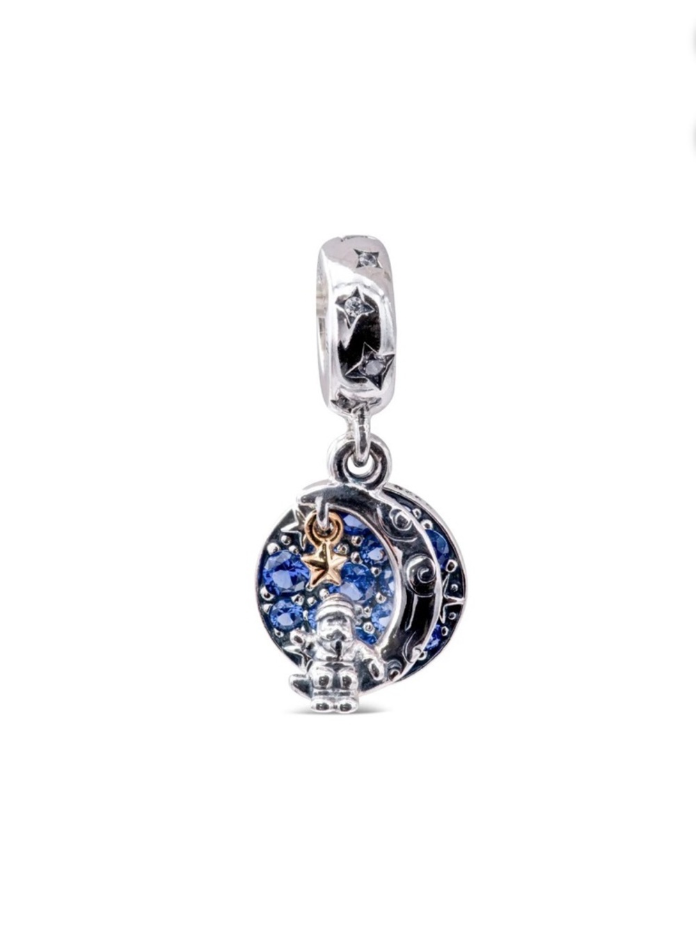 Pandora Santa clause on the moon charm